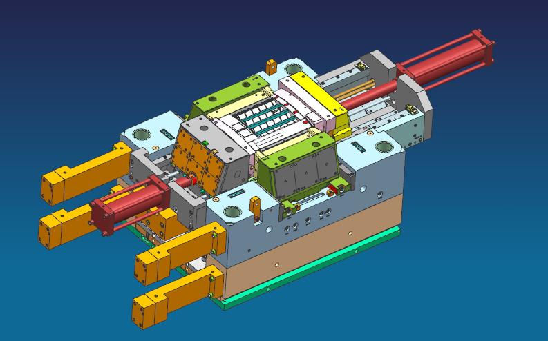 Rear die of middle frame die for water purifier