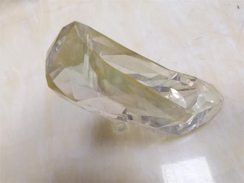 Thick adhesive transparent piece